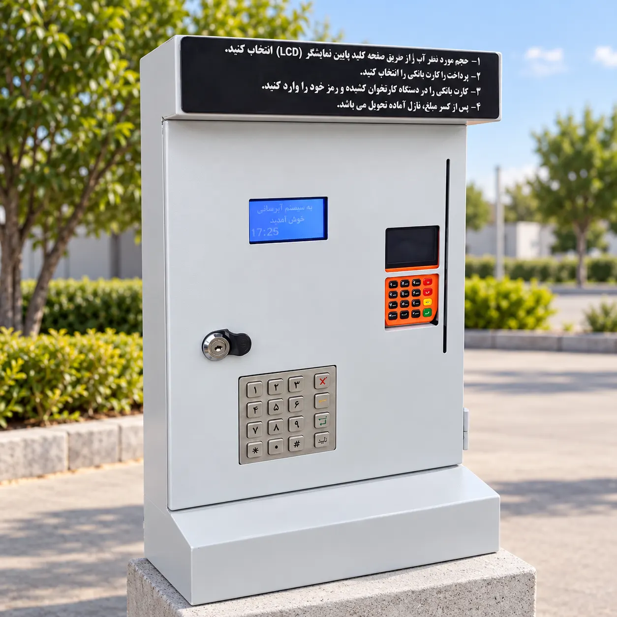 ارسال دستگاه عابرآب دیواری
